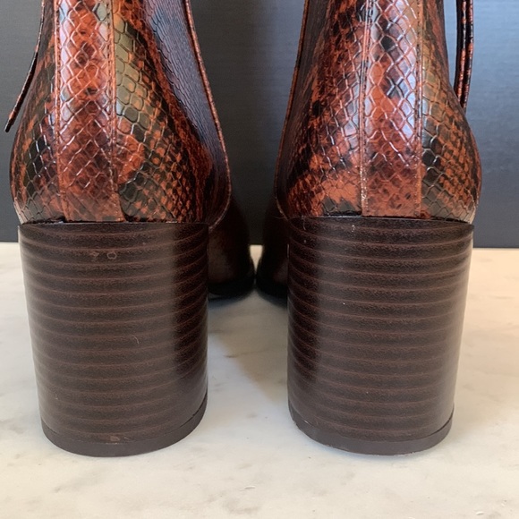 Sam Edelman Snake Print Carlysle Ankle Boot - Picture 10 of 15